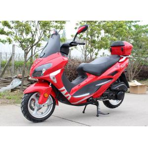 Four Colors Gas Moped Scooter With Windshield CVT , Fast Speed Motor Scooter 150cc