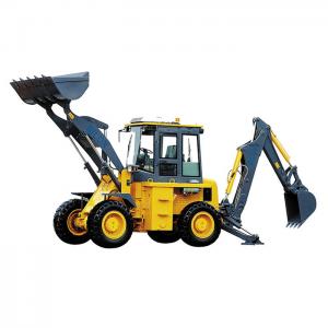 China 1.8T Compact Backhoe Loader 9500 Rated Load With Custom Color supplier