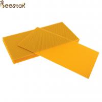 China Beekeeping tools premium grade Food grade 100% pure yellow beeswax comb foundation sheet on sale