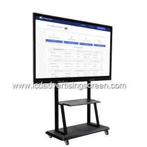 China 65 Inch Infrared Touch Screen Interactive Whiteboard With Dual System supplier