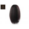 China 22inch 55.88cm Yaki Straight Virgin Remy Human Hair Wigs No Shedding wholesale