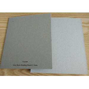China Recycled Stiffness Paper Hard 1250gsm Solid Grey Paperboard for Matte Book Cover wholesale