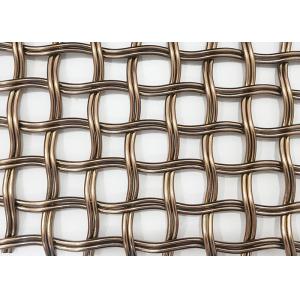 6mm Partitions Decorative Woven Wire Mesh Grid Panels For Stairs Guardrail