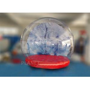 China 0.5mm PVC Trapaulin Outdoor Inflatable Snow Globe For Amusement Park supplier
