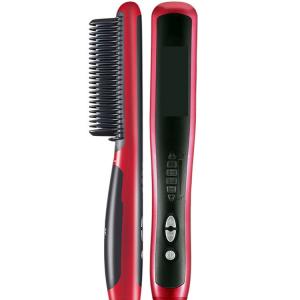 China Mini Roll Electric Hair Brush , Constant Temperature Abs Ionic Hair Straightener Brush supplier