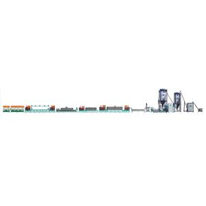 China High Productivity PET Straps Band Production Line With Plastic PET Strap Making Machine And Twin-screw Design wholesale