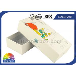 Logo Printed Custom Rigid small paper gift boxes for Setup With Lift Off Lid