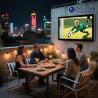 4K Ultra HD Visuals And 3D Surround Sound Outdoor IP55 Weatherproof TV For Partial Sun With Compatible Wall Mount