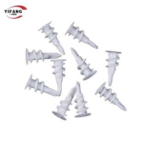 China High Rigidity Plastic Wall Anchors Gyprock Screw Plugs For Building Materials supplier