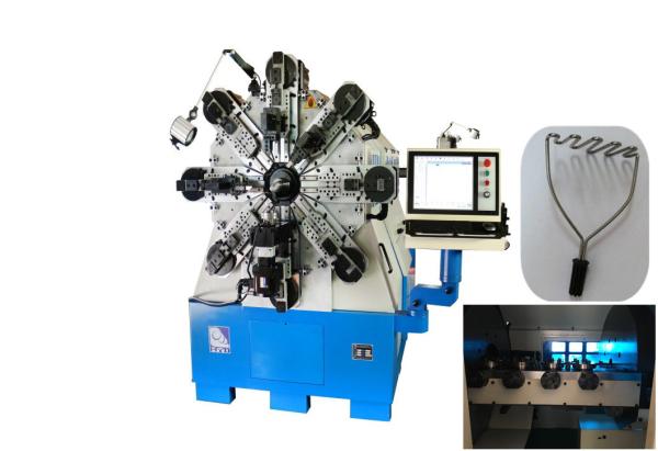 Camless Automatic Spring Machine , Spring Coiling Machine With Twelve Axes