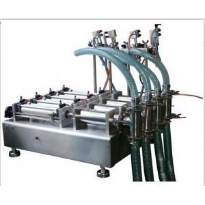 China 4 Heads Pneumatic Driven Liquid Filling Machine For Beverage,Oil,Shampoo,Alcohol,Perfume supplier