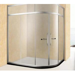 Curved Shower Tempered Glass 8mm Solid Anti Glare Coating SGS