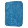 China Purl Stitching 80% Polyester Microfiber Cleaning Cloth Blue Coral Fleece 25x30 wholesale