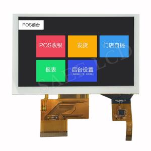 5 Inch PCAP TFT Display 800*480 RGB Interface With Capacitive Touch Panel for automation control screen