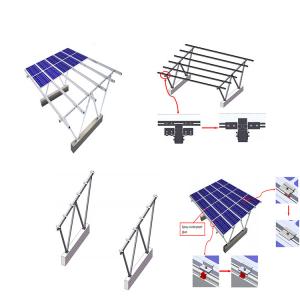 China Waterproof Design TOP VIP 0.1 dollar Support System Solar Power Parking Lot Residential Solar Panel Carport Systems supplier