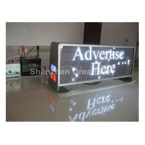 China P5 SMD GPS WIFI Taxi LED Display SMD3528 1R1G1B with 3500 nits High Brightness , Aluminum Made supplier