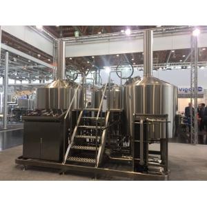 China SUS 304 7Bbl Large Scale Brewing Equipment Semi Automatic Control System wholesale