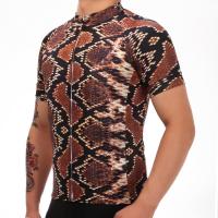 China Snakeskin Design Polyester Personalized Riding Jersey For Bike Riding on sale
