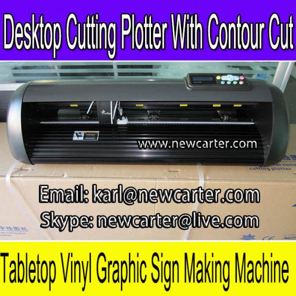 Digital Cutting Plotter 24'' Contour Cutting Plotter Adhesive Vinyl Decal Cutter