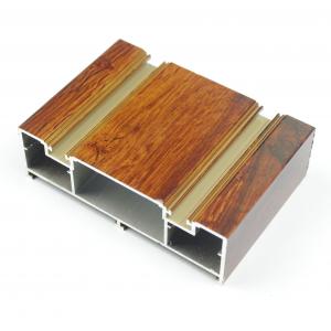 Wardrobe Door 6063 Wood Finish Aluminium Trim Profiles