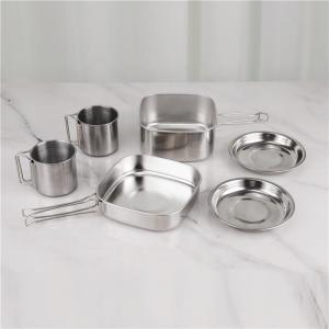 China 6pcs Bento Stainless Steel 201 Food Packaging Lunch Box Container Set supplier
