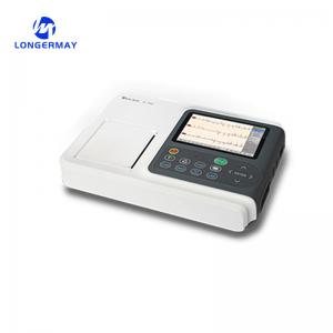 Monophasic Medical Supplies Manufacturers Veterinary Human Ecg Machines 3/6/12 Channels