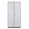 China Beach School Two Line Two Doors Powder Coated Steel Wardrobe wholesale