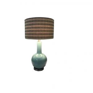 China 90LM 67cm Modern Bedside Table Lamps , Blue And White Porcelain Table Lamps supplier