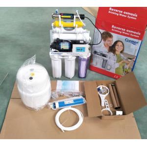 Household Reverse Osmosis Water Filtration System 7 Stages With UV Lamp 50GPD Capaicty