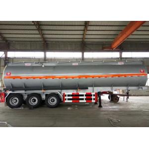 China 60 CBM Oil Tank Truck 3 Axles Semi Flatbed Trailers For Oil Fuel Transport supplier