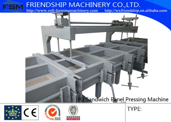 Discontinous Pu Sandwich Panel Machine Coil Width 1000-1250mm