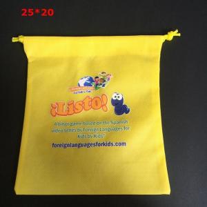 China Promotional wholesale custom non woven drawstring bag / Recycle organic , Eco-friendly Reusable Bag supplier
