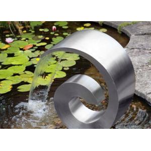 China Modern Style Stainless Steel Cascade Water Feature For Home Decoration wholesale