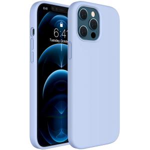 Liquid Silicone Case Compatible with iPhone 12,Triple Layer Hybrid Protective Hard Case Shockproof Drop Protection Case