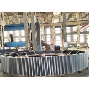 42CrMo Steel 16000mm Large Ring Gear For Cement Mill And Rotary Kiln Girth Gear