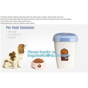 Pet Food Large Container Dog Cat Animal Storage Bin Dry Feed Seed 30L Containers, 10L Plastic Pet Dog Food Storage Conta