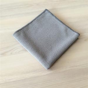 Grey Microfiber Extra Thickness Pearl Cloth Car Cleaning Cloth 400gsm