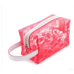 China OEM Clear PVC Cosmetic Bag , Makeup PVC Toiletry Bag For Women supplier
