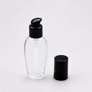 China 18/400 20ml Empty Glass Foundation Bottle FDA Glass Airless Pump Bottles supplier