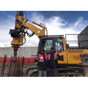 China Yellow Hydraulic Piling Rig , Max. Transport Weight 24T KR50A Rotary Drilling Machine Max. Drilling Diameter 1200mm Max. supplier