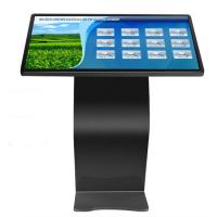 China floor stand self service information checking PC station 32 inch LED all-in-one kiosk touchscreen Win10 Android Linux OS OEM on sale