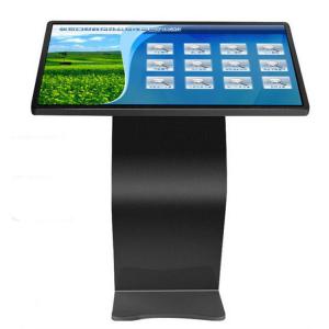 floor stand self service information checking PC station 32" inch LED all-in-one kiosk touchscreen Win10 Android Linux OS OEM