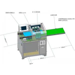 Multiple Groups Blades PCB Cutting Machine / PCB Depaneling Machine / Adjustable the edge of blades pitch