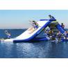 Pvc Material Inflatable Water Toys For Adult / Floating Blow Up Island