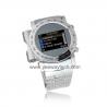China W980 Cool Stainless Steel Quad Band Bluetooth Mp3 / Mp4 Player Wrist Watch Cell Phone Silver(2GB TF Card)(SZ05430067) wholesale