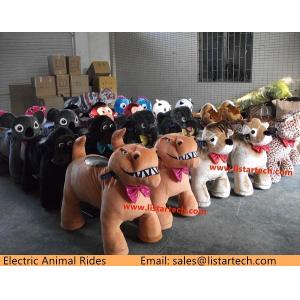 China Coin Operated Plush Animal Scooters Guangdong Stuffed Toys Riding Animals, New Arrival ! supplier