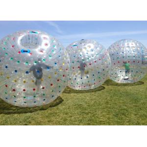 Wear Resisting Inflatable Human Ball , Giant Inflatable Hamster Ball Diam 2.8m