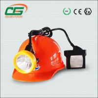 China Bright Industrial Lighting Fixture , Rechargeable Led Safety Miner Cap Lamp on sale
