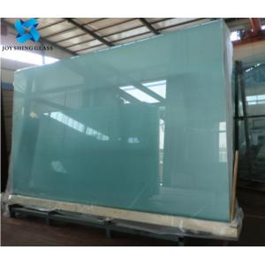 Flat / Curved Laminated Safety Glass, Clear White Double Glazing Toughened Glass
