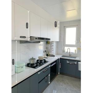 China Custom Acrylic Lacquer Design Kitchen Cabinets For Global Projects wholesale